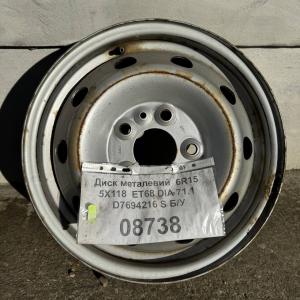 Steel Noname 6x15 5x118 ET68 DIA71,1 (silver)