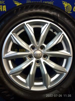 Audi OEM 80А601025J 7x17 5x112 ET34 DIA66,6 (silver)