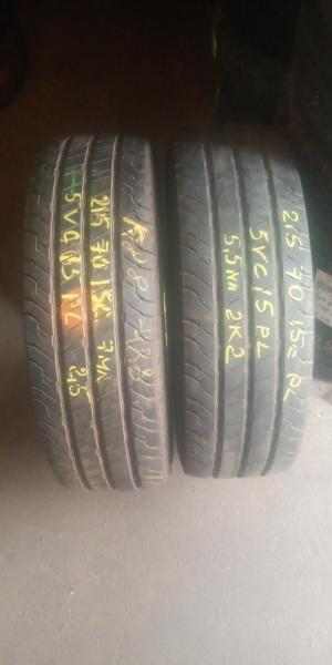 Continental ContiVanContact 100 215/70 R15C 109/107S остаток 6 мм
