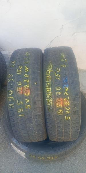 Uniroyal SnowMax 195/70 R15C 104/102R остаток 5,5 мм