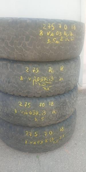 BFGoodrich All Terrain T/A KO2 275/70 R18 125/122R остаток 3,5 мм