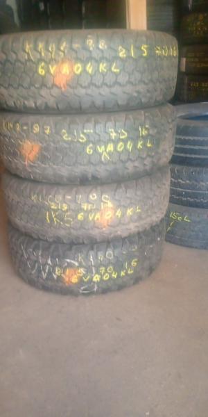 Goodyear Wrangler AT/SA 215/70 R16 100T остаток 5 мм