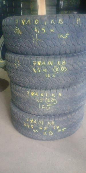 General Tire Grabber AT3 245/65 R17 XL остаток 4,5 мм