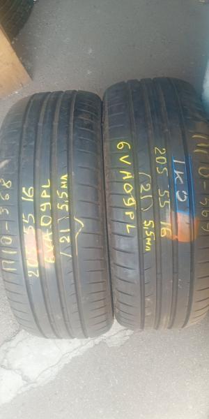 Dunlop Sport BluResponse 205/55 R16 91V остаток 5,5 мм