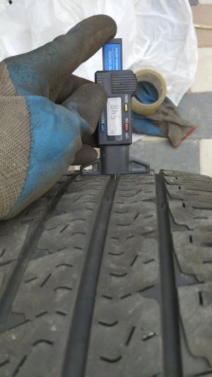 Michelin Agilis Camping 225/75 R16C 116Q остаток 6 мм