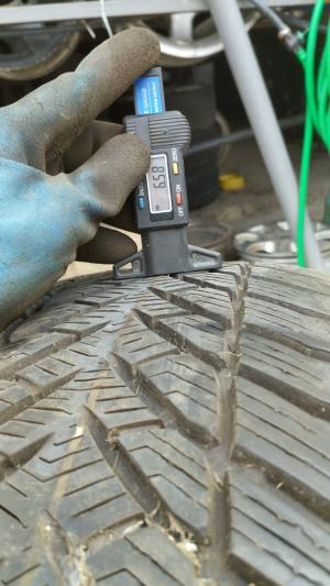 Goodyear UltraGrip+ SUV 245/60 R18 105H остаток 6,5 мм