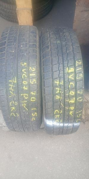 Hankook Winter RW06 215/70 R15C 109/107R остаток 7 мм