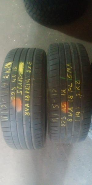 Michelin Pilot Sport 4 225/45 ZR18 91W остаток 5 мм